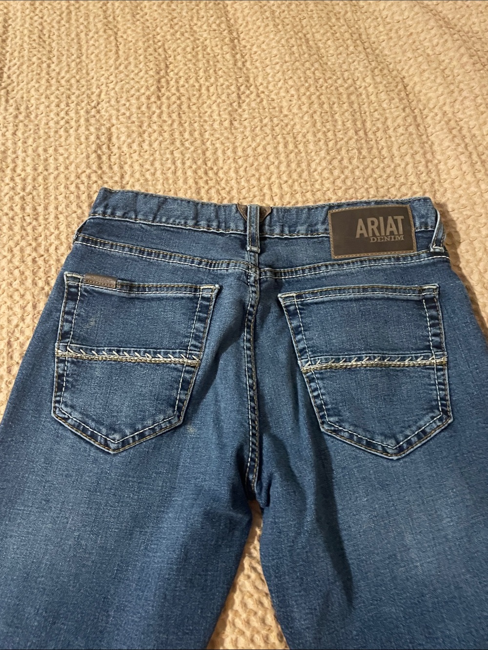 Ariat Modern Slim Leg Jeans in Denim Blue - Picture 4 of 5